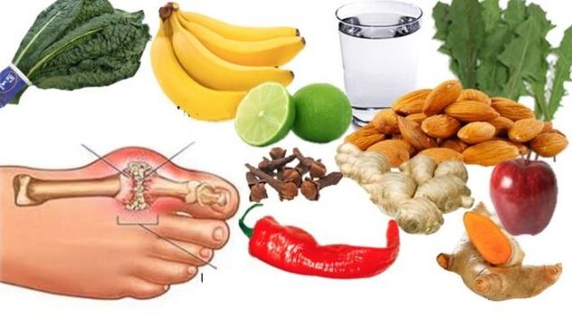 Patients with gout are prescribed a mild diet