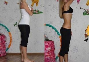 Diet with 6 petals before and after photos