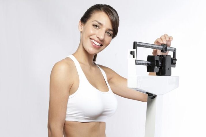 weight measurement during the drinking diet