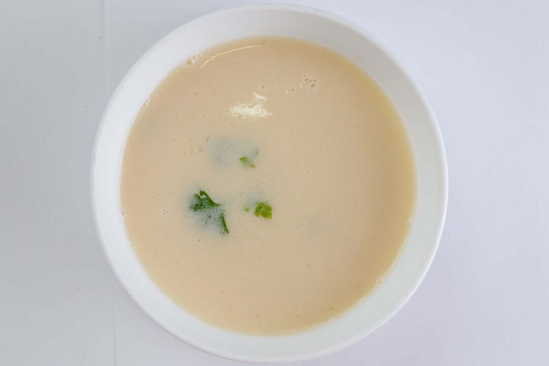 mashed fish soup from pancreatitis