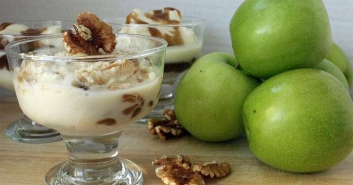 apples and nuts for weight loss for 10 kg per month