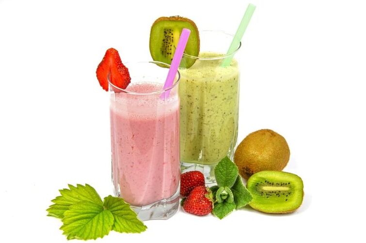 fruit smoothie for weight loss and cleansing the body