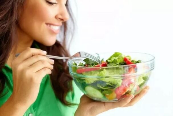 Proper nutrition is beautiful food